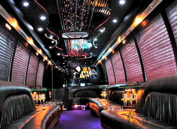 Sprinter Party Bus Rental interior